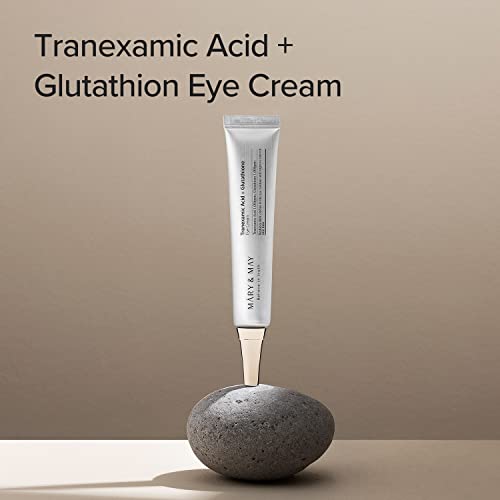 Mary & Mous tranexamic חומצה + קרם עיניים גלוטתיון, חומצה טרנקקסמית 1.05 fl oz / 30ml | מקטין צירולים